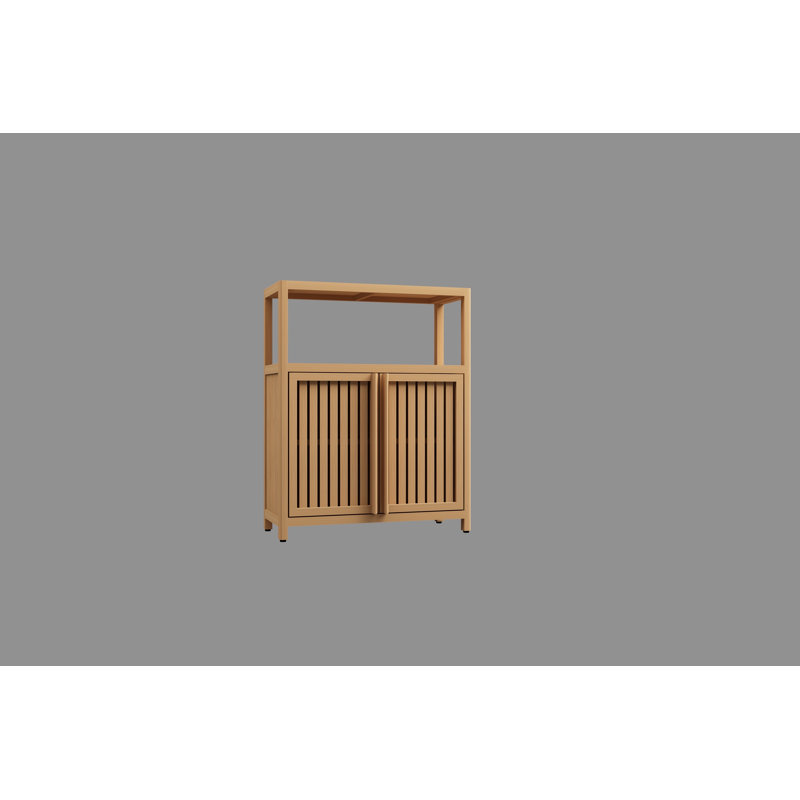 Solid Wood Freestanding Over The Toilet Storage