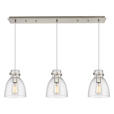 Luminaire suspendu en forme de cloche à 3 lumières Amrith