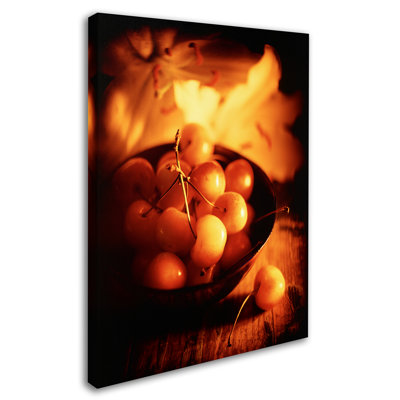 Souliere «Bowl of Cherries», reproduction de photo sur toile tendue
