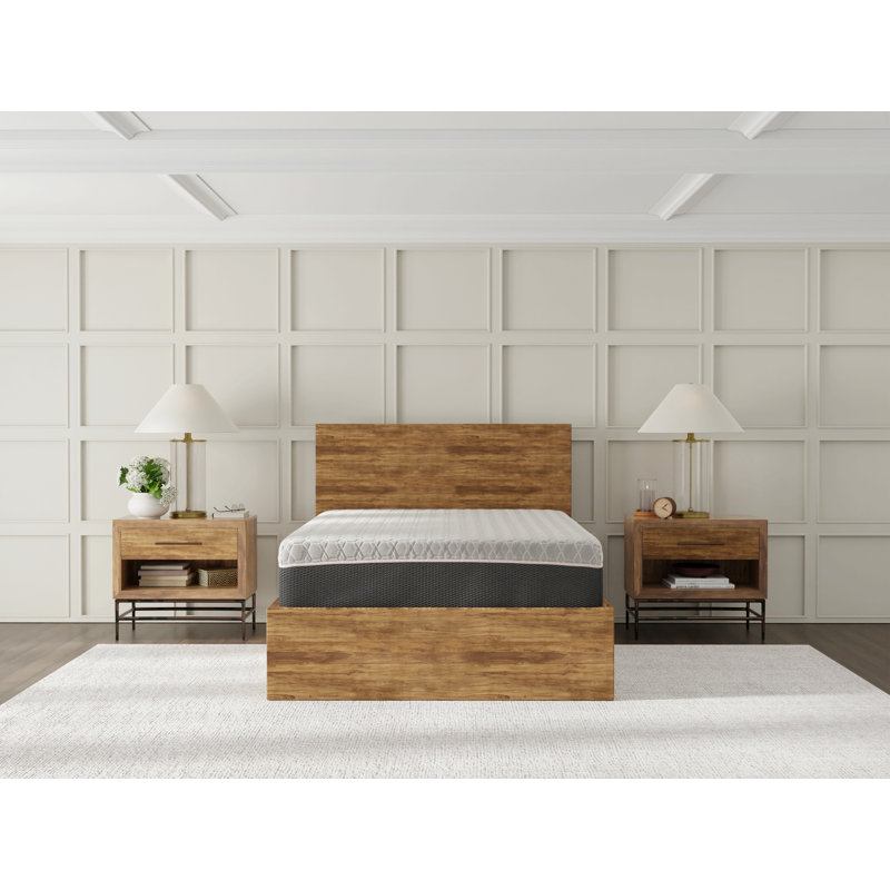 Matelas en mousse viscoélastique 12 pouces hybride infusé de cuivre, Simple extra long