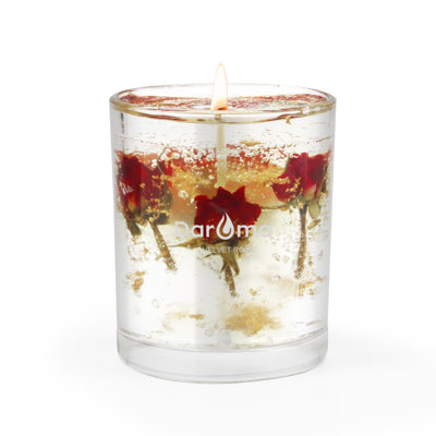 Jar Candle For Home Scented Rose Scented Jar Candle
