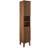 Render Tall Narrow Bathroom Storage Cabinet In Oak-101179014