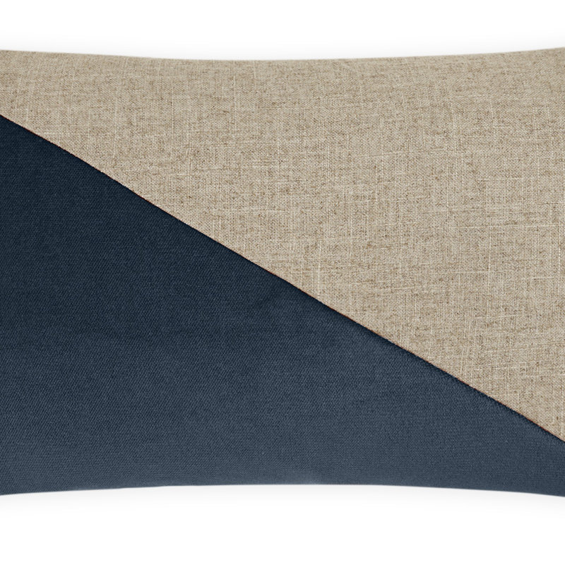 Jefferson Lumbar Pillow Cover & Insert, Azure