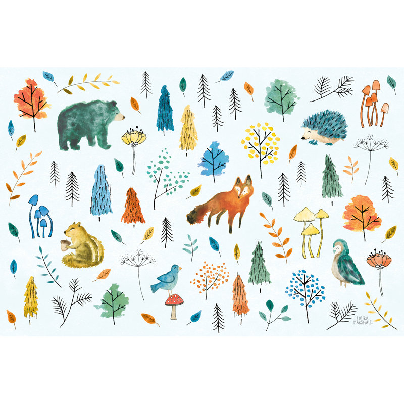 Woodland Whimsy XI Bright, H 32 po x l 48 po