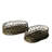 2 Piece Oval Rattan Basket Set