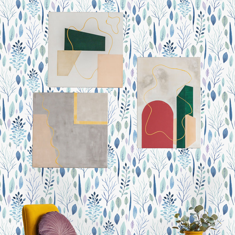 Joli rouleau de papier peint à peler et coller, L 16,67 po x l 25 po