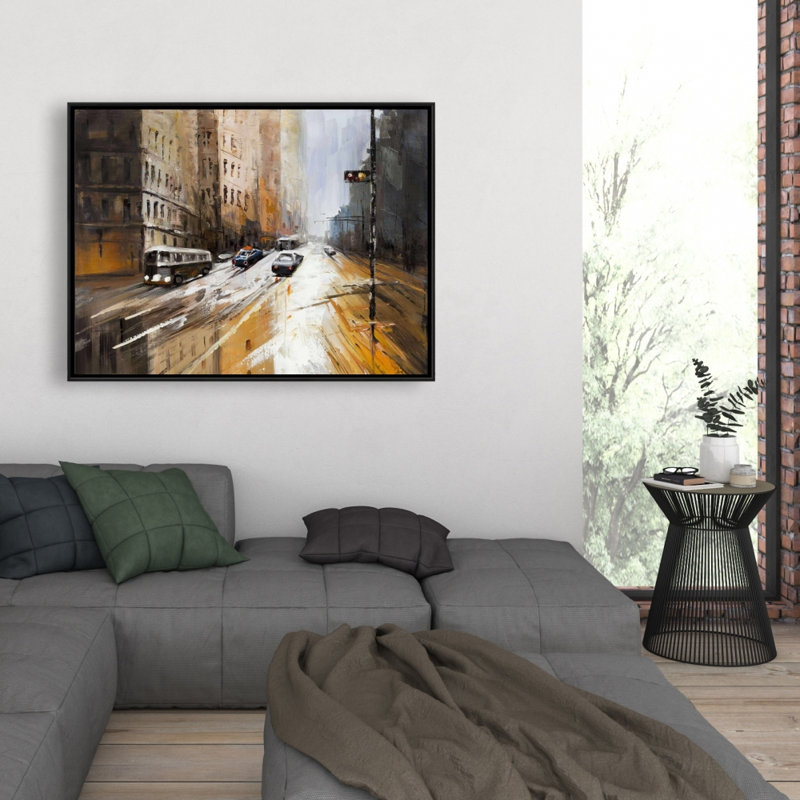 «Abstract City Street», reproduction d'art sur toile