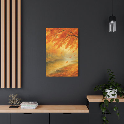 Aaroon Single Picture Frame Print on Canvas
