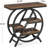 Industrial Bedside Table With 4-Tier Storage, Compact End & Side Table For Living Room Or Bedroom, Rustic Wood-Look Top With Matte Black Metal Frame-122621759