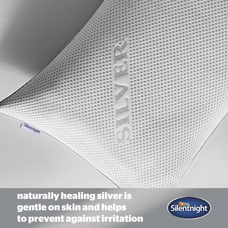 Silentnight Wellbeing Collection Silver Pillow Pair