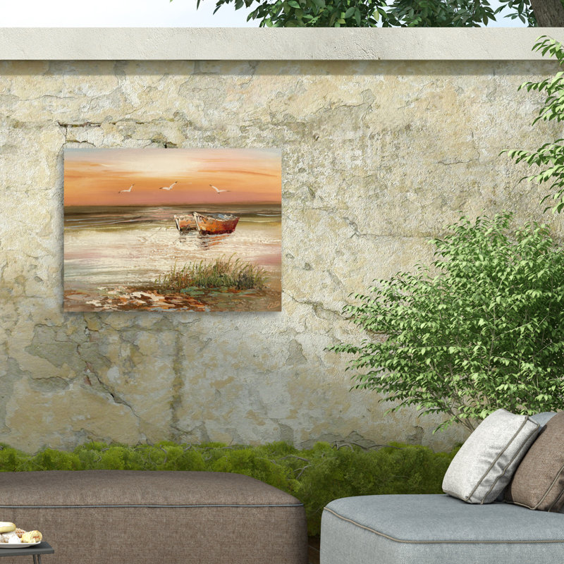 Toile extérieure Broom Rio Florida Sunset, H 14 po x l 19 po x P 1,5 po
