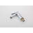 Chrome Finish Single Handle Bathroom Faucet with 9L/min Flow, Zinc Construction, Easy Installation, and Soft-Touch Aerator