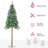 Prelit Pencil Artificial Christmas Tree