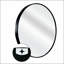 Miroir circulaire rond avec miroir à haute réflexion et sécurité-1548421337-1548421336