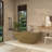 CASAINC 61" Oval Solid Surface Freestanding Soaking Bathtub With Drain