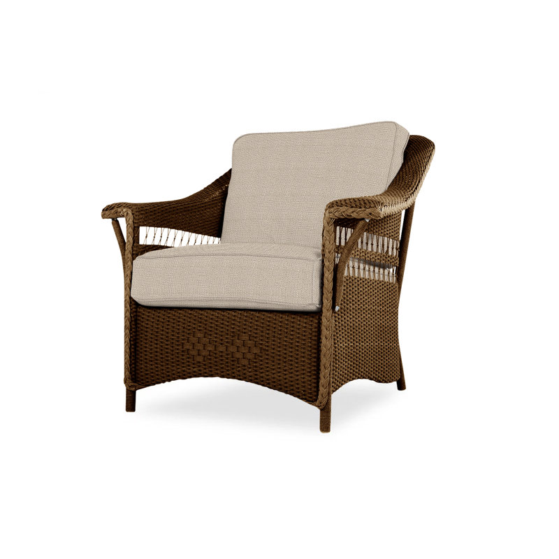 Nantucket Outdoor Lounge Chair, Decorline Natural, Linen