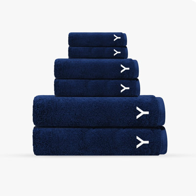 Monogrammed Cloer 6 pcs Turkish Towels Set
