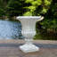 Urne de jardin pour l'extérieur, blanc antique-857553835