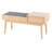 Himmel Polyester Blend Upholstered Storage Bench-1763460257
