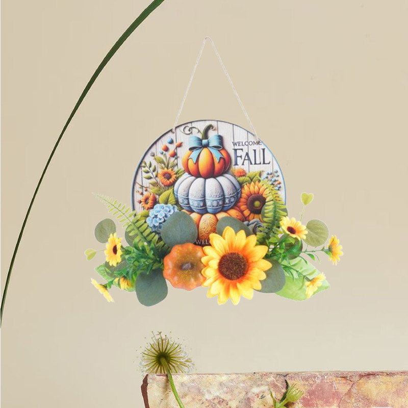 Couronne de tournesol artificielle 7,9 po