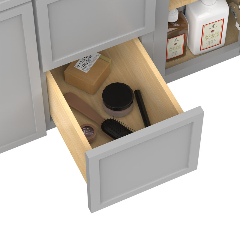 60'' Single Bathroom Vanity Base Only, Gray