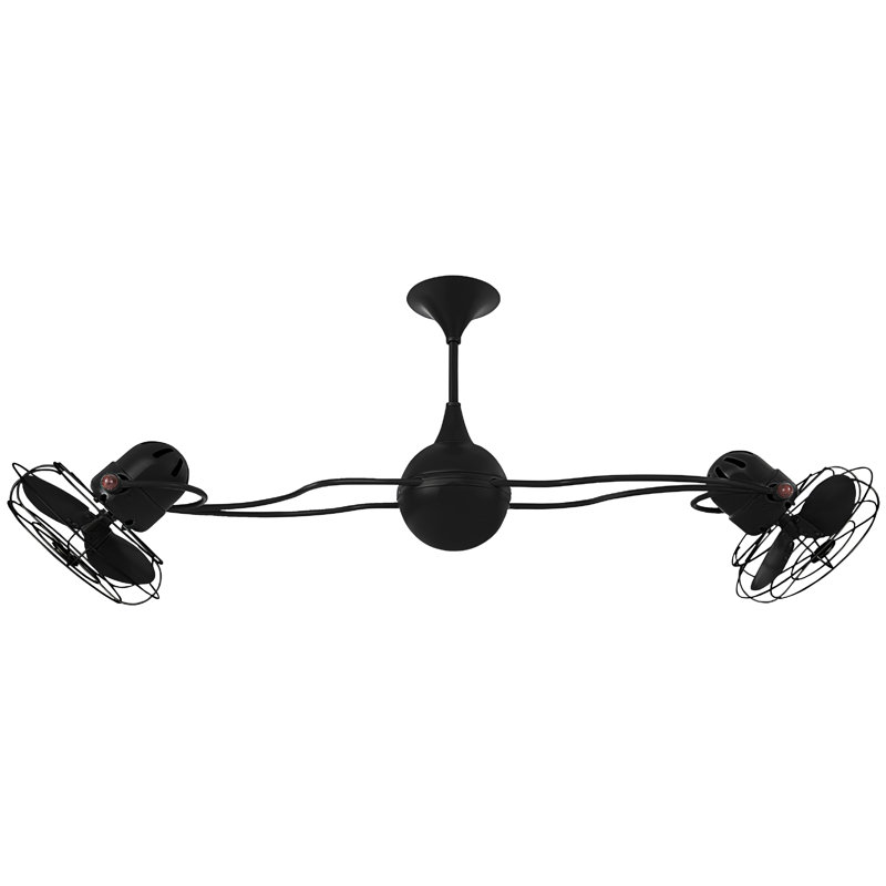 Italo Ventania 13'' Ceiling Fan, Matte Black