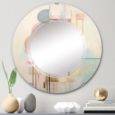 Beckersfield - Miroir mural moderne rond