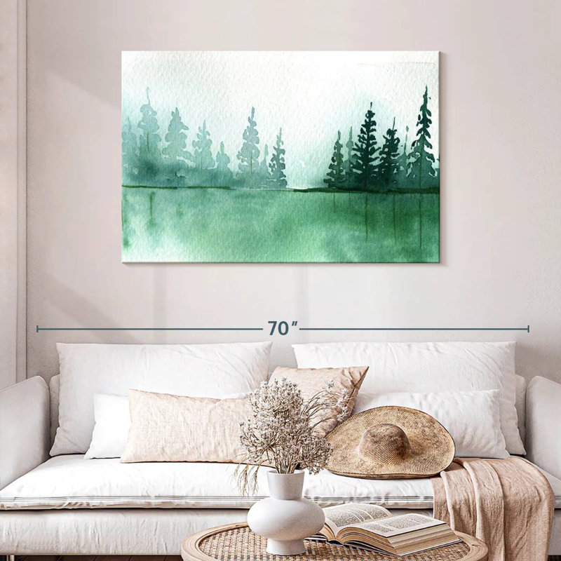 Avery Pine Tree Silhouette, 30" H x 45" W