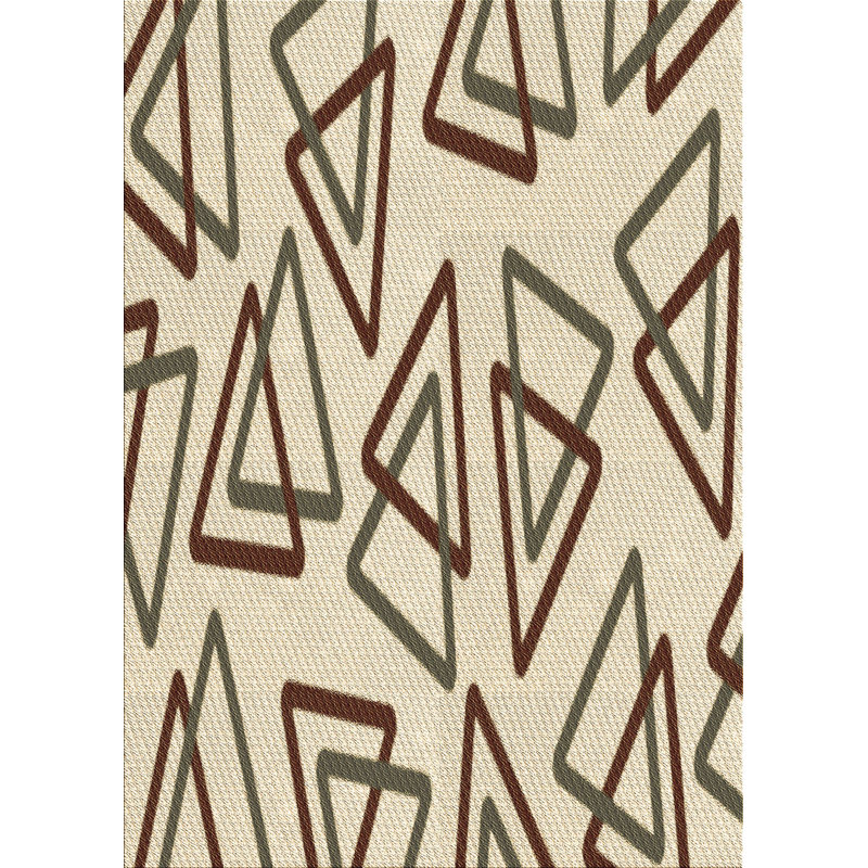 Geometric Indoor Rug, Rectangle 3' x 5'