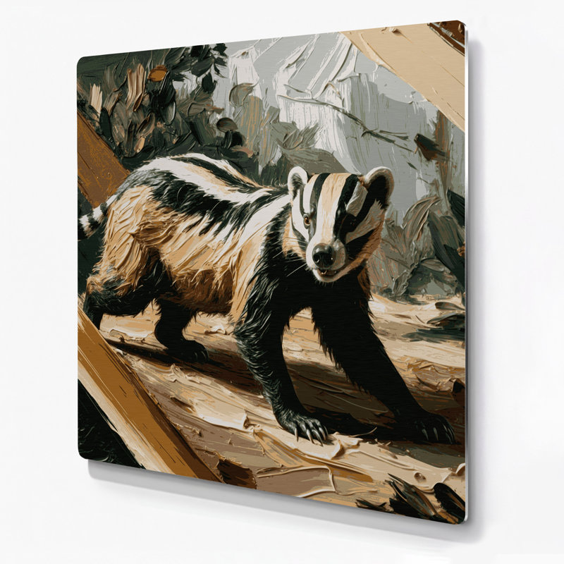 Art mural en métal Wildlife, H 16 po x l 16 po