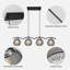 4 - Light Black Kitchen Island Pendant