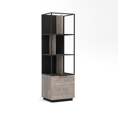 Hesston 180 cm H x 55 cm W Library Bookcase