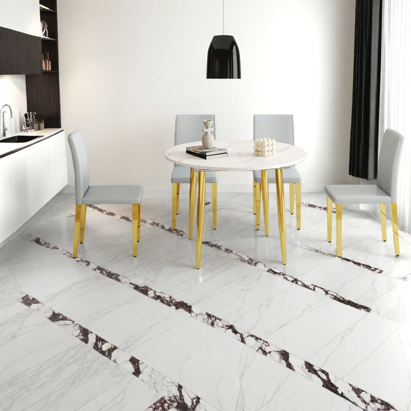 Ensembles de table de salle à manger extensible (doit inclure à la fois la table et la chaise), MDF Modern Home