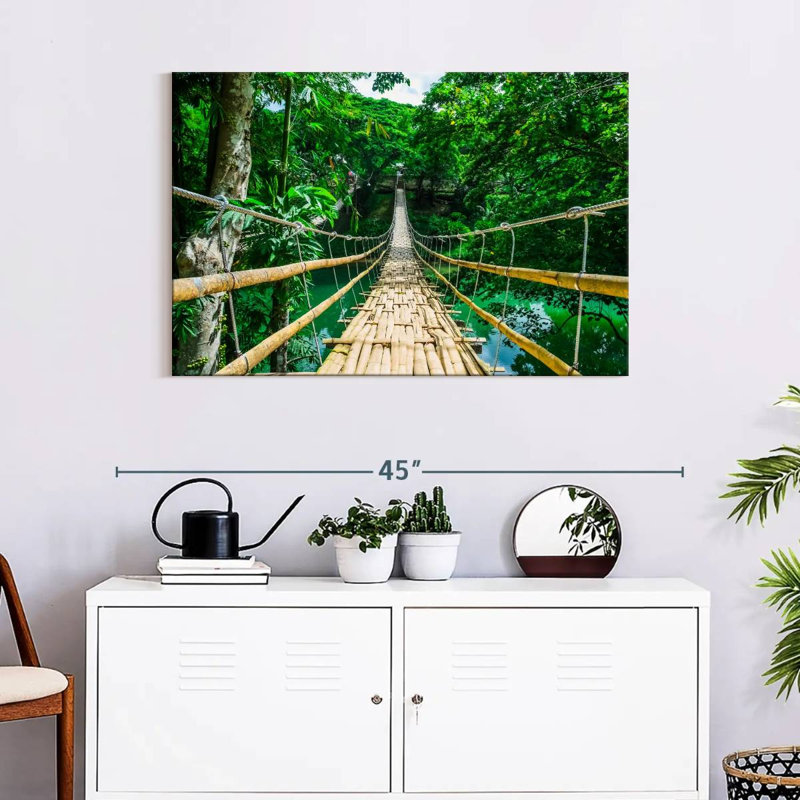 Lilie Bamboo Bridge, 24" H x 36" W