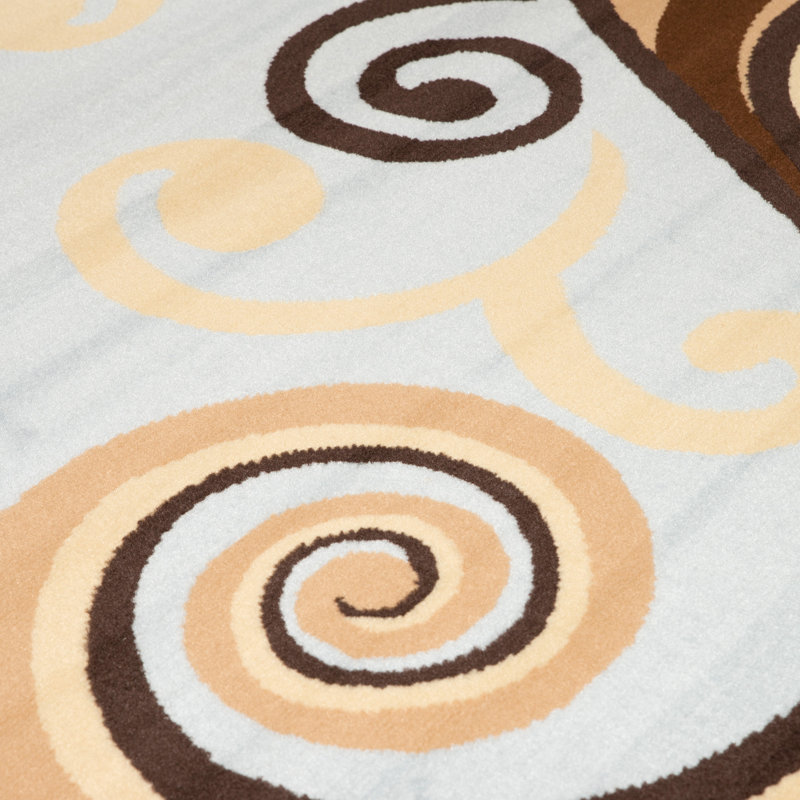 Bailes Abstract Indoor Rug, Rectangle 5'3" x 7'2"