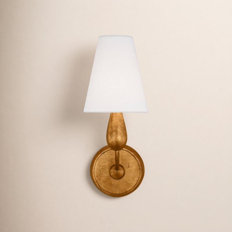 1 - Light Small Sconce, Antique Gild