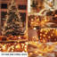 1000 guirlandes lumineuses à DEL blanc chaud 328 pi, 8 lumières à brancher pour l'extérieur de la chambre à coucher, 8 lumières de fée scintillantes pour la fête de mariage