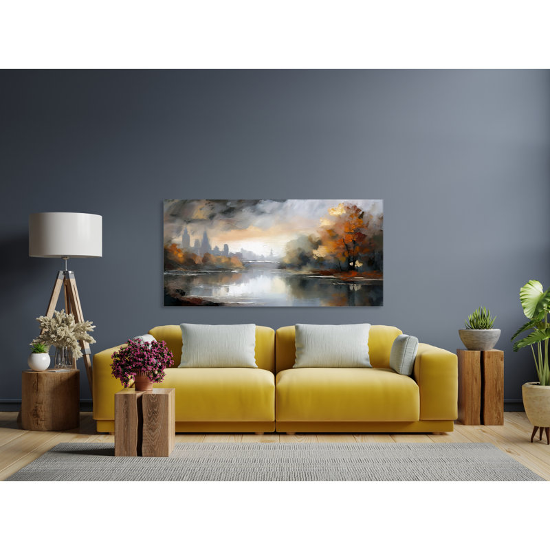 City Serenity, 24" H x 48" W
