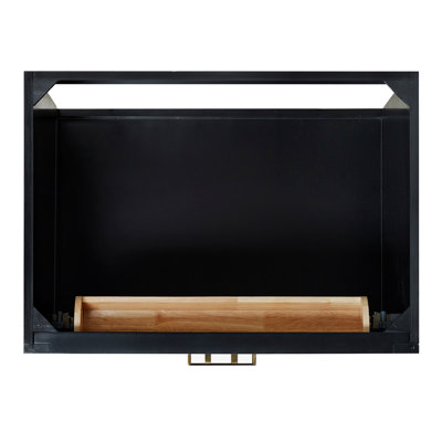 Tidworth 30'' Solid Wood Single Bathroom Vanity with 1.5'' Carrara Quartz Top