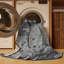 Machine Washable Space Gray Area Rug