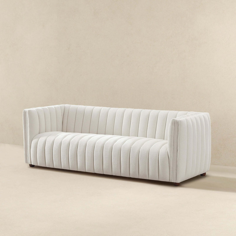 Canapé-lit beige d'avril Mid-Century