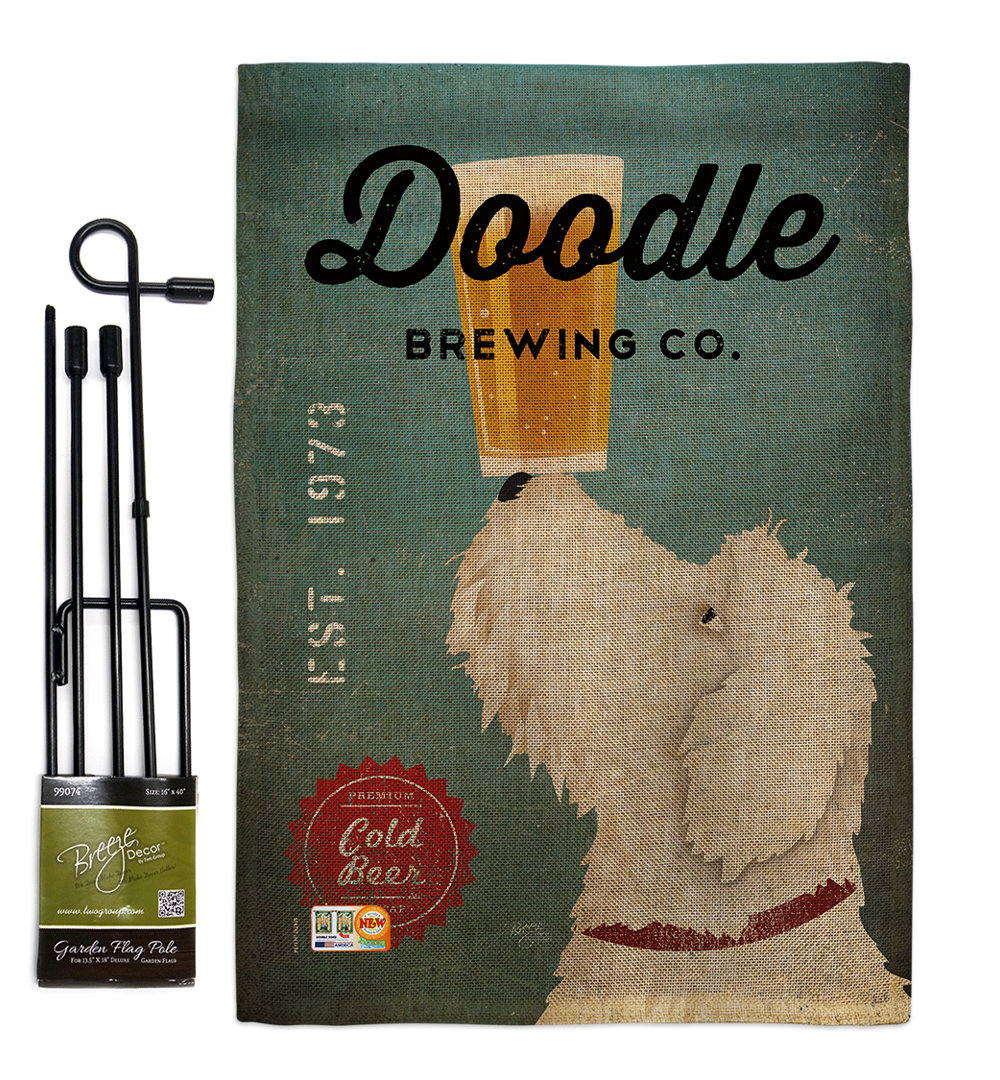 Brayfield Double Sided 18.5'' H x 13'' W Polyester Animal Garden Flag Winston Porter