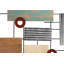 Handmade Modern Abstract Wall Decor on Metal