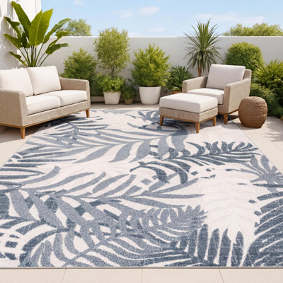 Tropics Palm Leaves Indoor/Outdoor Rug