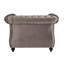 Fauteuil d'appoint capitonné, fauteuil club Chesterfield-1274042965
