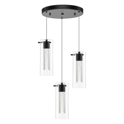 Luminaire suspendu à DEL 3 lumières Kamarian
