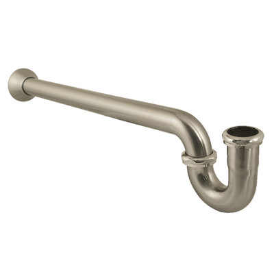 Kingston Brass Vintage 1-1/2 Inch Decor P-Trap with Bell Flange, 24 Inch Length, 18 Gauge