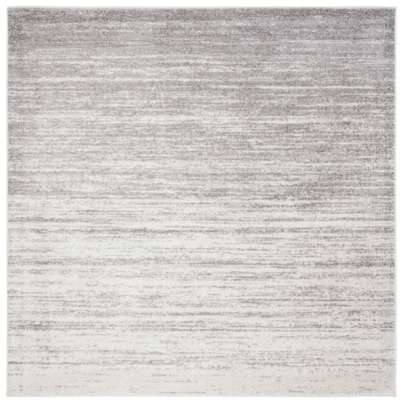 Tapis performance de couleur unie Gicu, Carré 7 pi