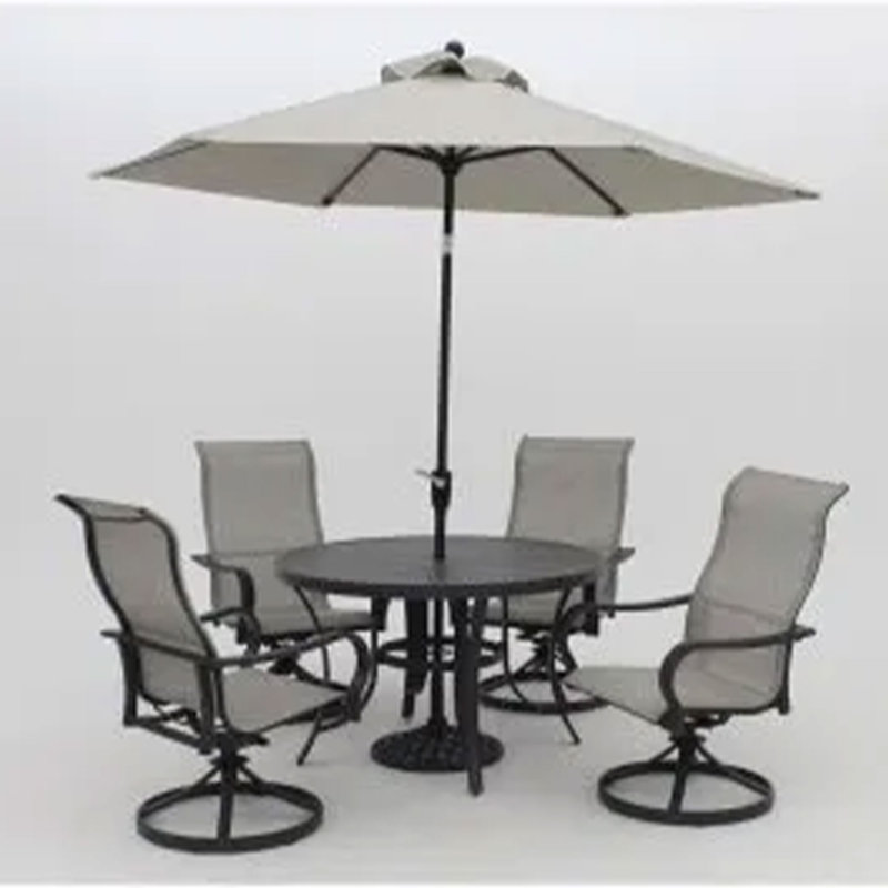 Gerlind Round Metal Dining Table