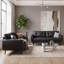 Ensemble de salon en canapé en similicuir 2 pièces-129855149